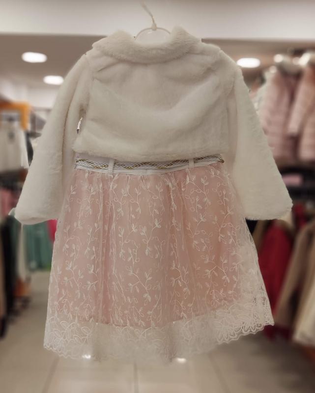 LUMİA Kids 0706 Bolerolu Kız Çocuk Elbise