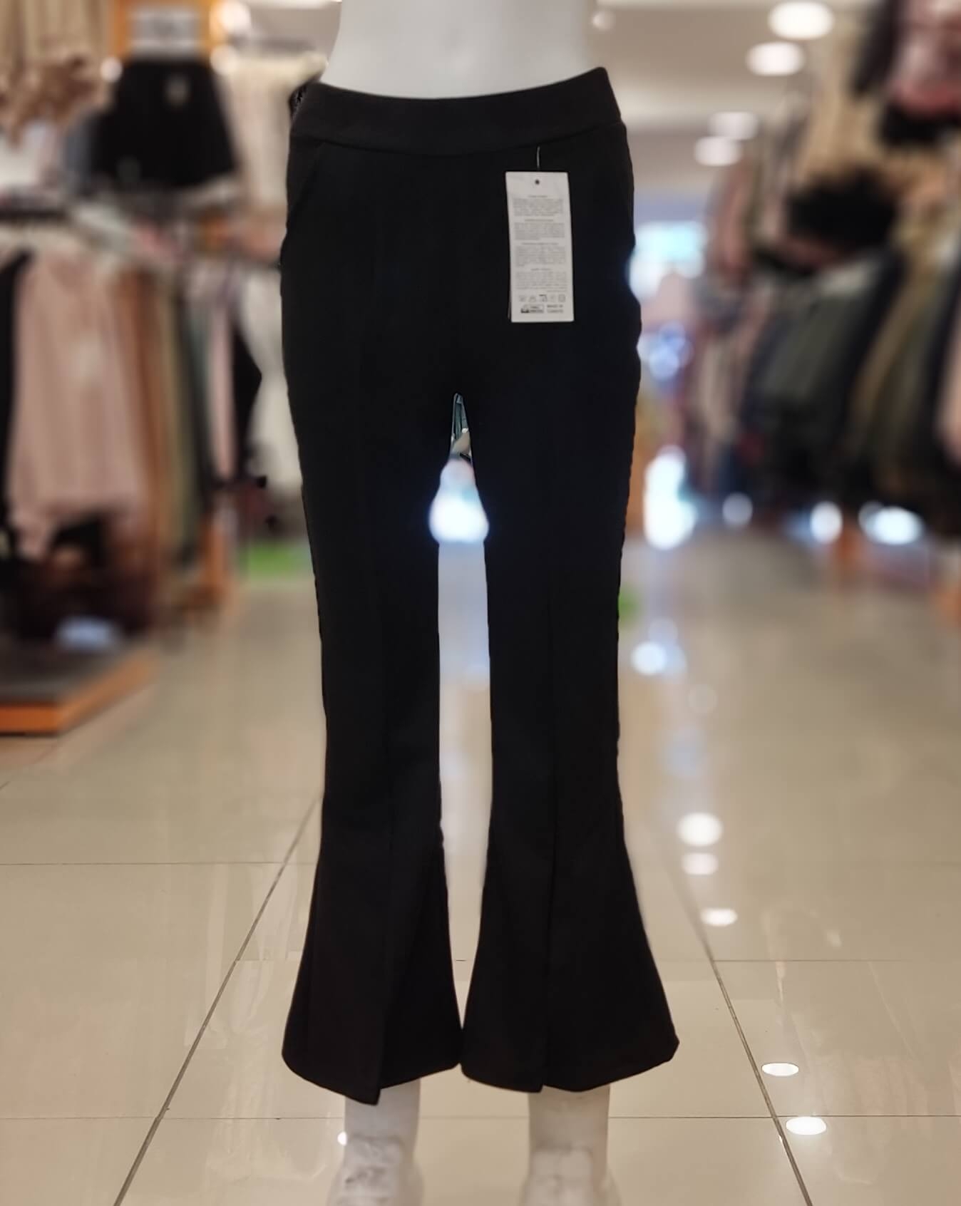 MARKAM 2352 Kız Çocuk İspanyol Paça Süet Pantolon