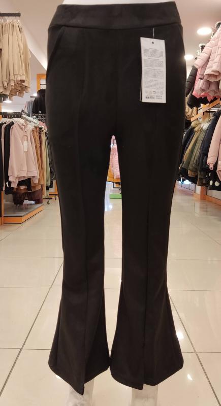 MARKAM 2352 Kız Çocuk İspanyol Paça Süet Pantolon