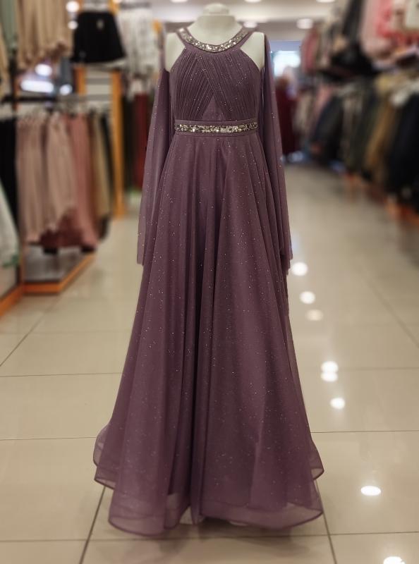 ONBUCO 1395 Simli Pullu Kız Çocuk Abiye