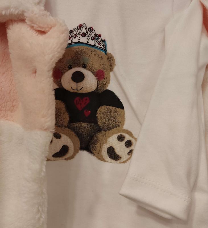 BARAY Kids 896 Ayıcık Kız Bebek 3lü Takım