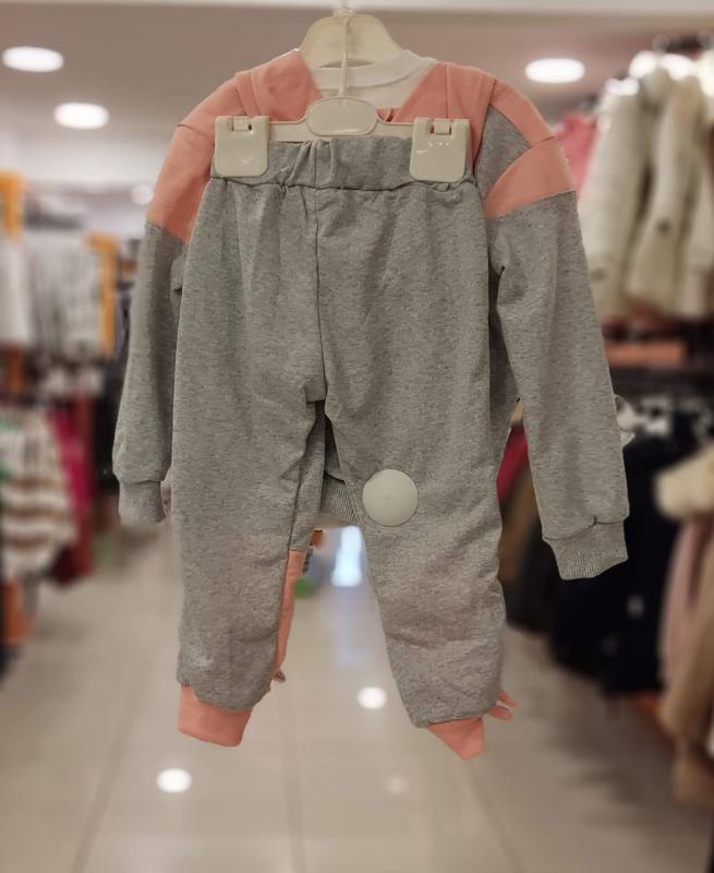 DONİNO BABY 40293 Tavşanlı Kız Bebek 3lü Takım