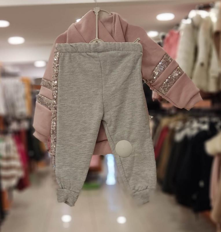 RONIX Kids 546 Köpekli Kız Bebek 2li Takım