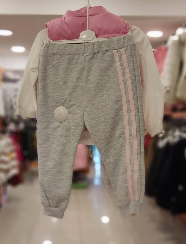 BRAVA BABY 50202 Şişme Yelekli Kız Bebek 3lü Takım