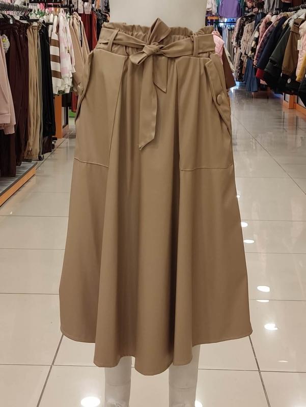 PULCINO 22303-1 Kız Çocuk Deri Etek