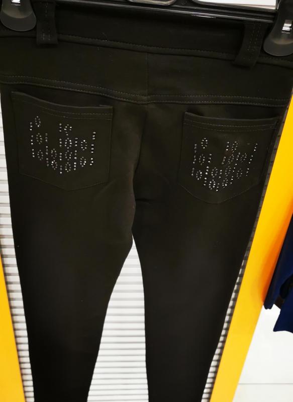 MARKAM 3723 Arka Cebi Taşlı Kız Çocuk Tayt Pantolon