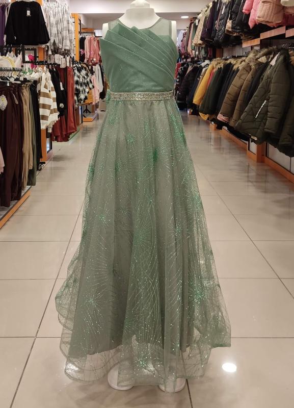 ONBUCO Kids 1402 Beli Taşlı Kız Çocuk Abiye