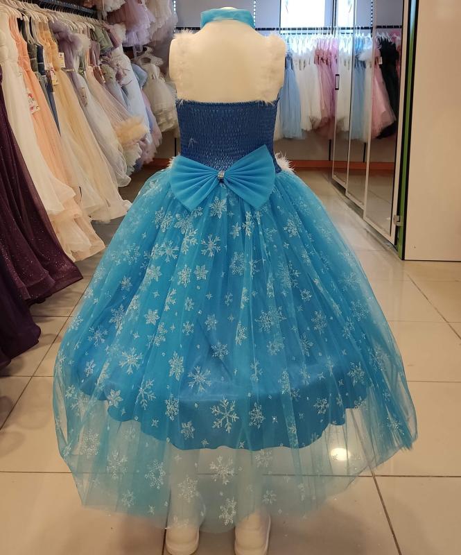 MİARAS Kids 7024 Elsa Kız Çocuk Gelinlik Abiye
