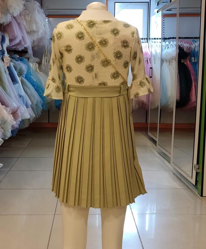 İ.CAN Kids 1360-1361 Piliseli Patlı Kız Çocuk Elbise