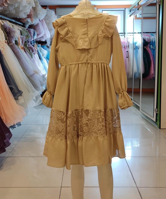 SONÖZ Kids 405 Dantelli Kız Çocuk Elbise