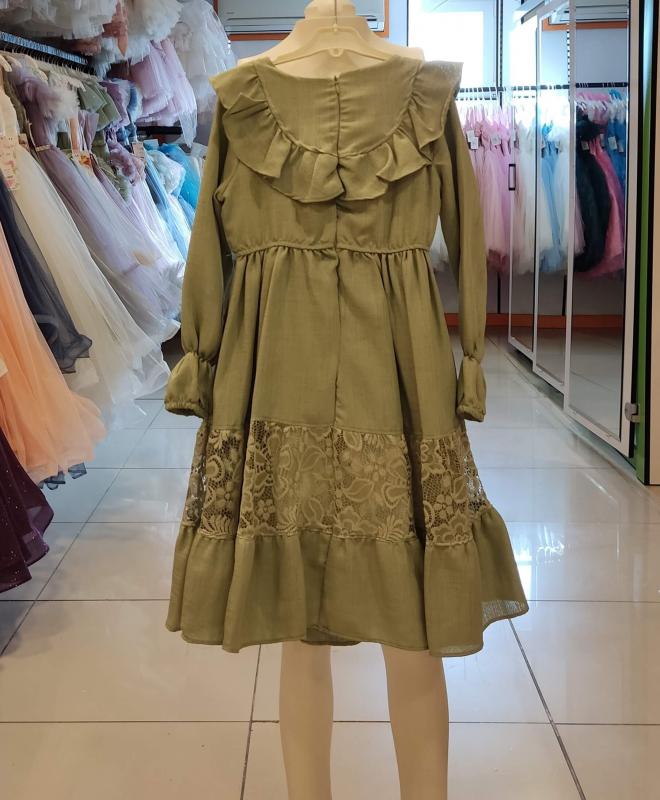 SONÖZ Kids 405 Dantelli Kız Çocuk Elbise