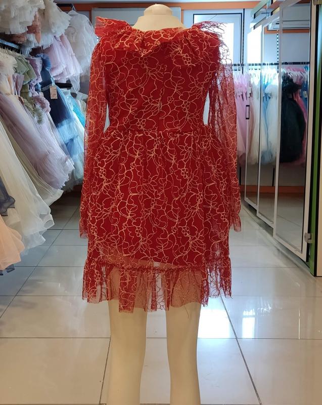 LUMİA 0846-0847 Kortlu Kız Çocuk Elbise