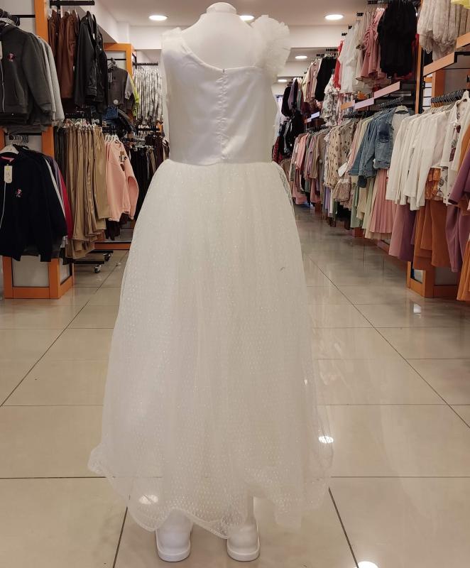 DAİSYGİRLS 2247 Omuzu Fırfırlı Kız Çocuk Abiye