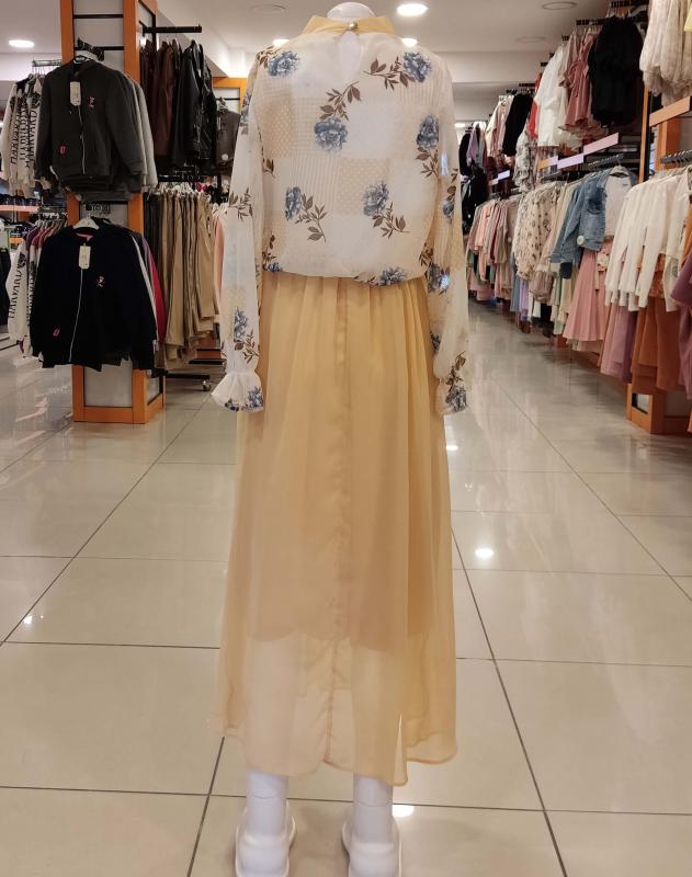 PULCINO Kids 22402 Şifon Çocuk Uzun Elbise