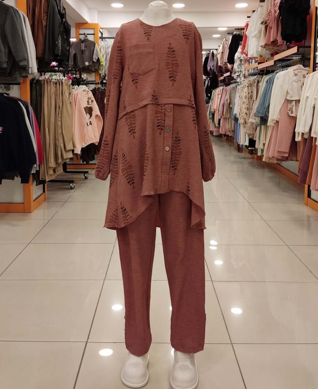 ESMAGÜL Kids 6334 Kız Çocuk Tunikli 2li Takım
