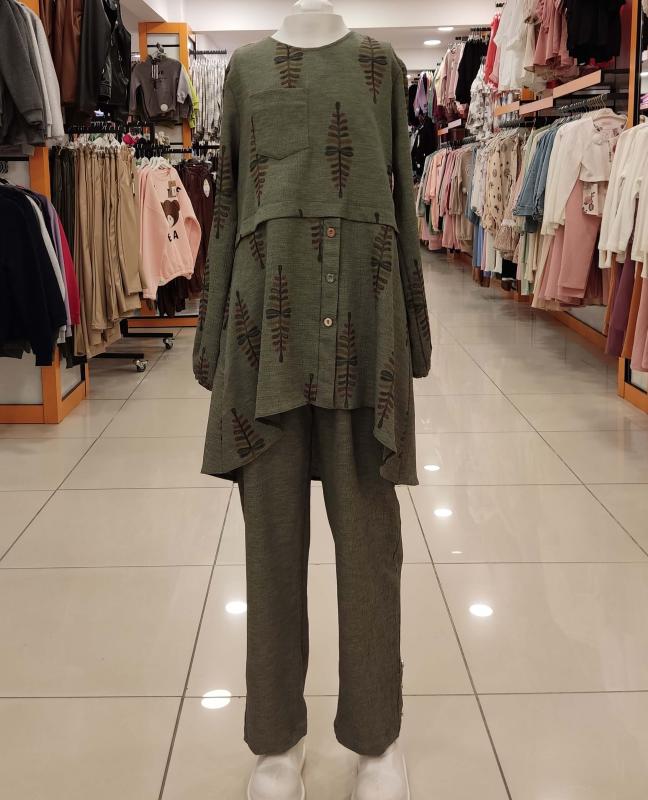 ESMAGÜL Kids 6334 Kız Çocuk Tunikli 2li Takım