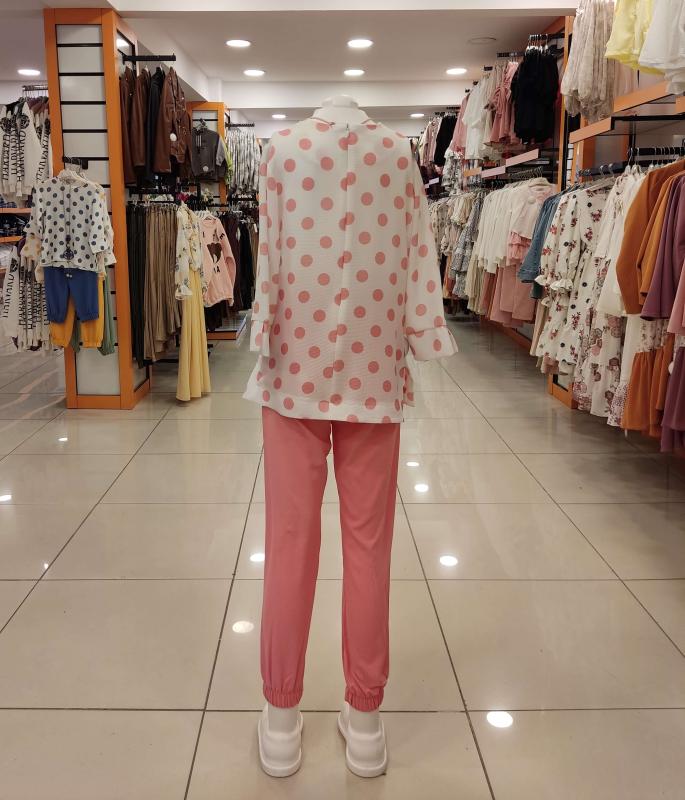 TİVİDO Kids 2197 Kız Çocuk Puantiyeli 2li Takım