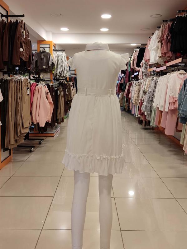 MİSS KUĞU Kids 6918 Kız Çocuk Ayıcıklı Bürümcük Elbise