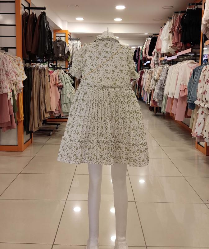 ENFETTO Kids 3151 Kız Çocuk Çantalı Elbise