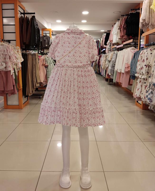 ENFETTO Kids 3151 Kız Çocuk Çantalı Elbise