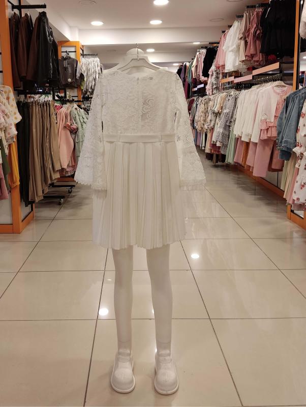 İ.CAN Kids 1366-1365 Piliseli Kız Çocuk Çantalı Elbise