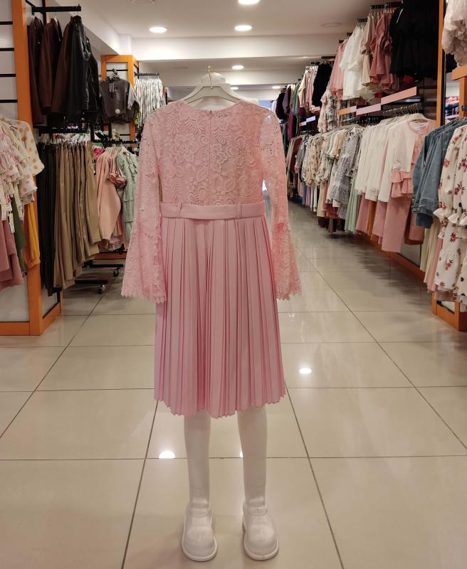 İ.CAN Kids 1366-1365 Piliseli Kız Çocuk Çantalı Elbise