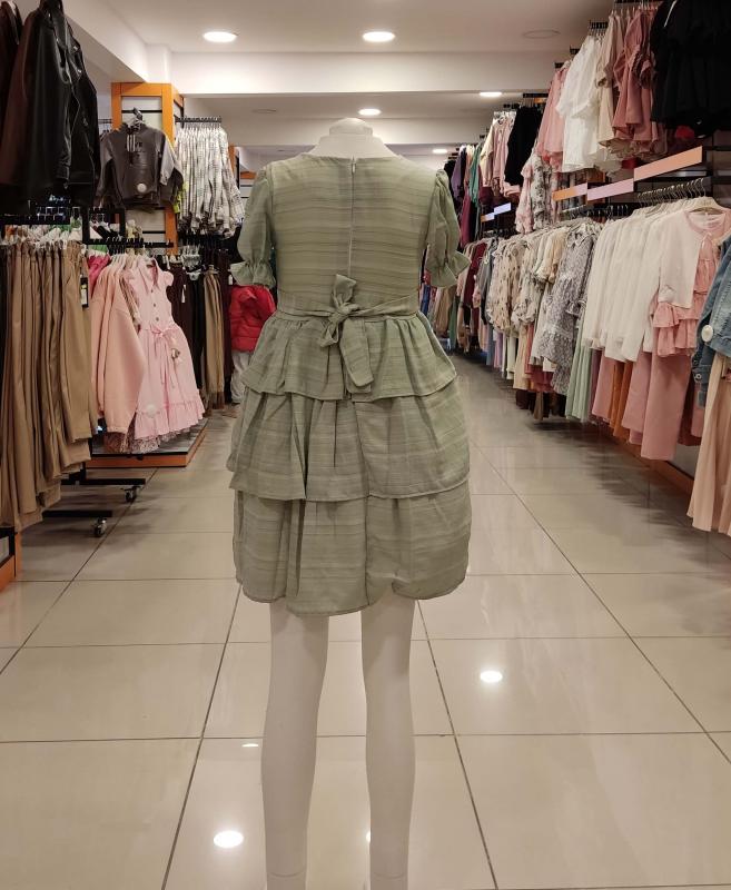 MİSS KUĞU Kids 6912 Kız Çocuk Katkat Simli Elbise