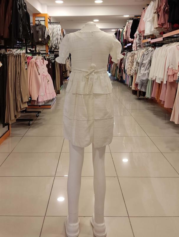 MİSS KUĞU Kids 6912 Kız Çocuk Katkat Simli Elbise