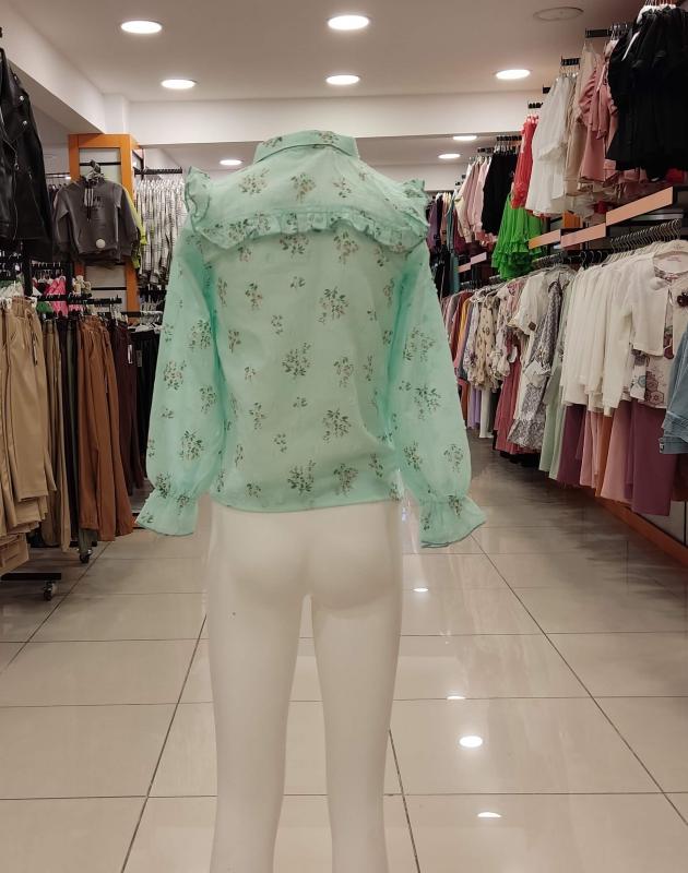 TİMO Kids 34473-34472 Kız Çocuk Bağlamalı Gömlek