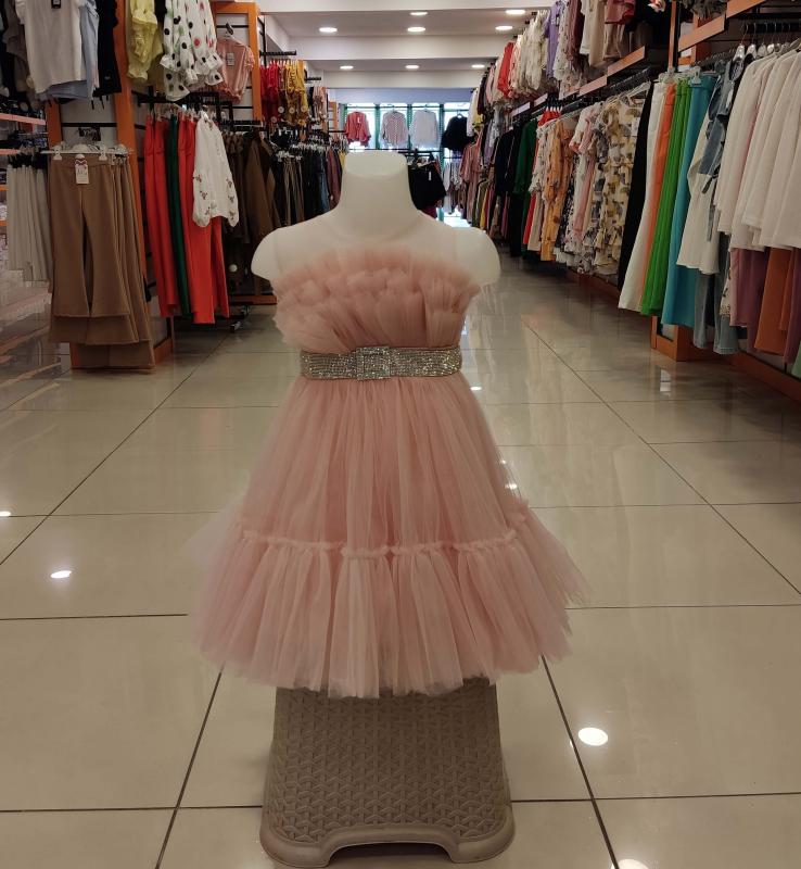 DAİSYGİRLS Kids 8987 Fırfırlı Kız Çocuk Abiye
