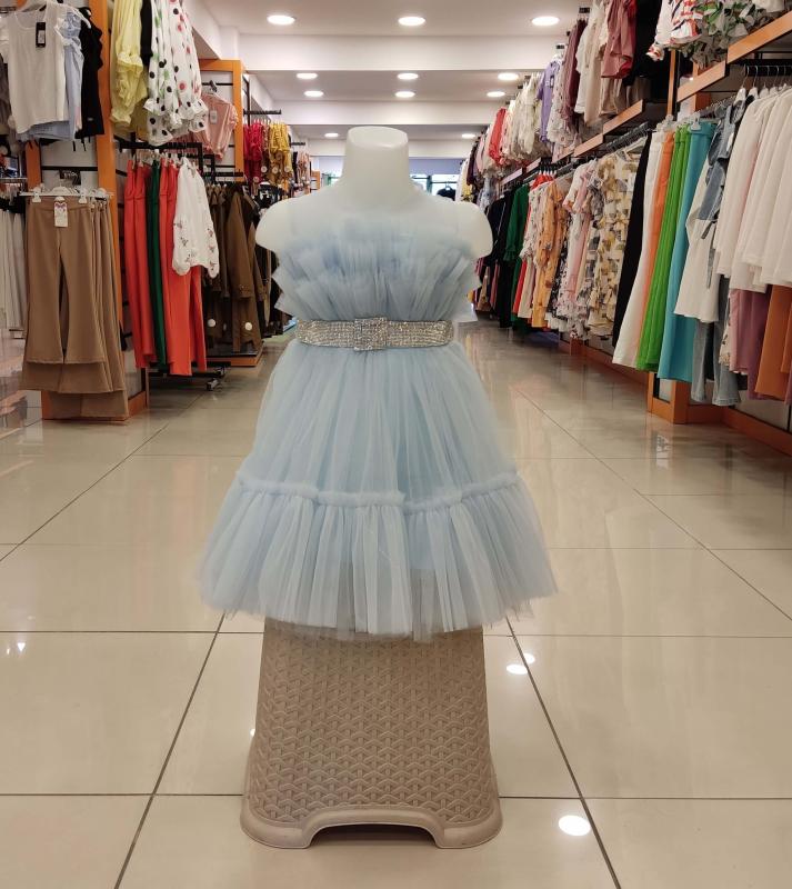 DAİSYGİRLS Kids 8987 Fırfırlı Kız Çocuk Abiye