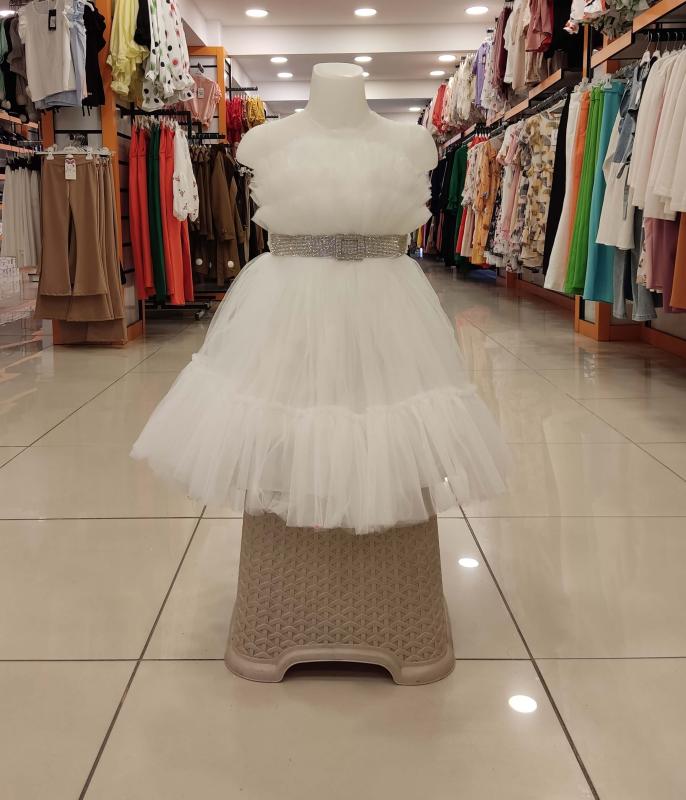 DAİSYGİRLS Kids 8987 Fırfırlı Kız Çocuk Abiye