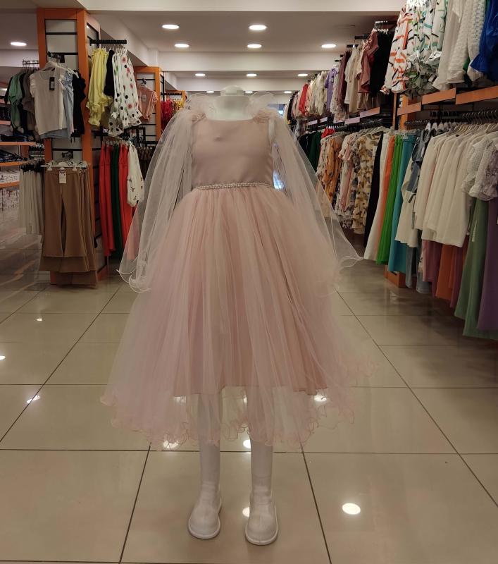 MİARAS Kids 5004 Omuz Tüllü Kız Çocuk Abiye