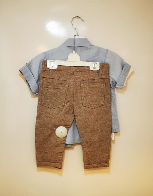 ARAS Kids 6464 Gömlekli Kaprili Erkek 3lü Takım