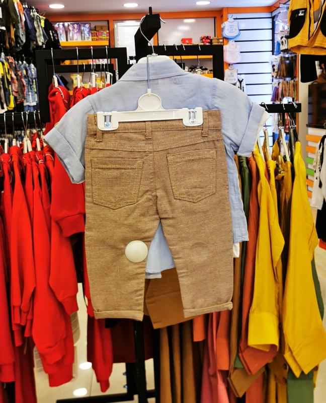 ARAS Kids 6464 Gömlekli Kaprili Erkek 3lü Takım