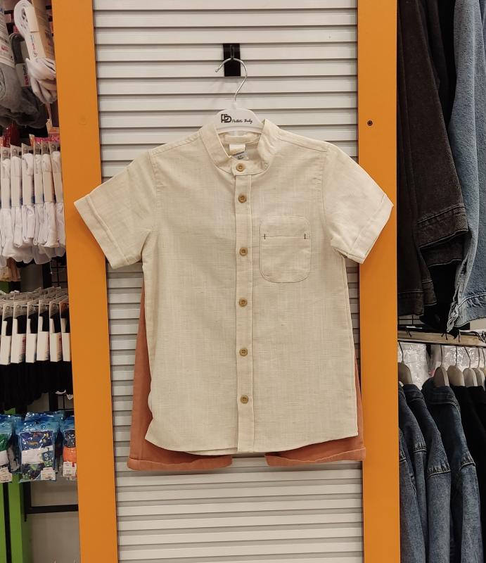 POLLİTO Kids 4120 Gömlekli Şortlu 2li Erkek Çocuk Takım