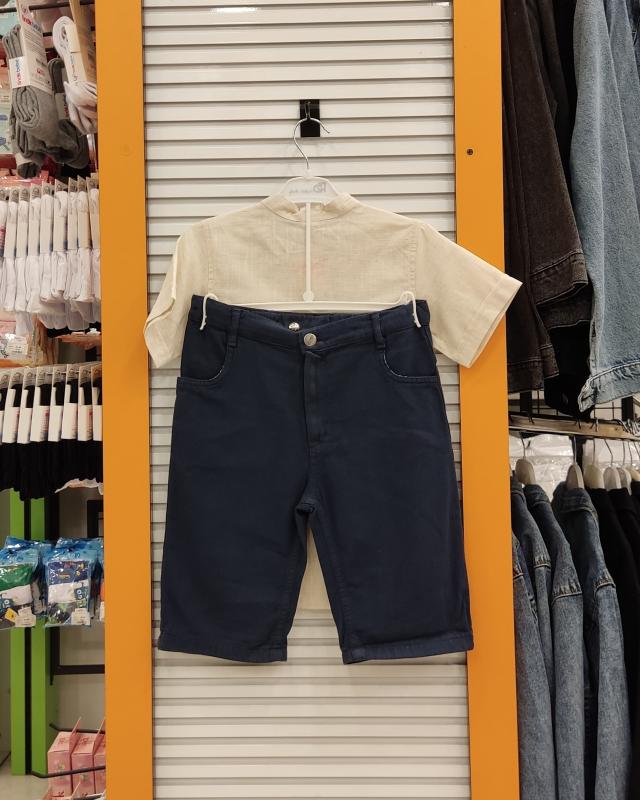 POLLİTO Kids 4120 Gömlekli Şortlu 2li Erkek Çocuk Takım
