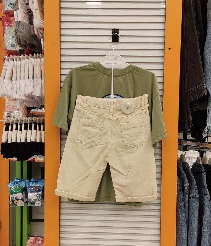 POLLİTO Kids 3961 Palmiye Tişörtlü 2li Erkek Çocuk Takım