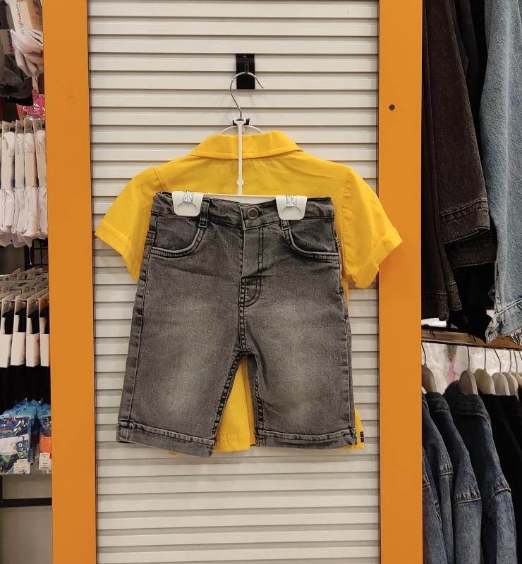 ESSO Kids 8050 Kemerli Lakoslu Kot Kaprili Erkek Çocuk Takım
