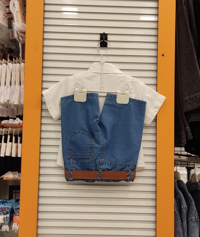FATİH BEBE 882 Erkek Çocuk Kot Kaprili 3lü Takım