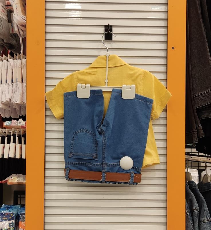 FATİH BEBE 882 Erkek Çocuk Kot Kaprili 3lü Takım
