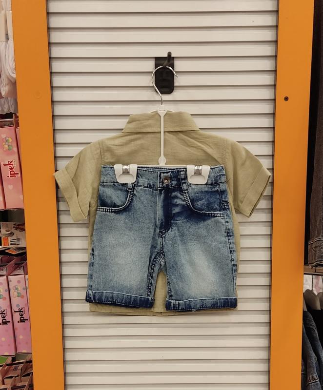 ORYEDA Kids 2443 Erkek Çocuk Kot Kaprili Takım
