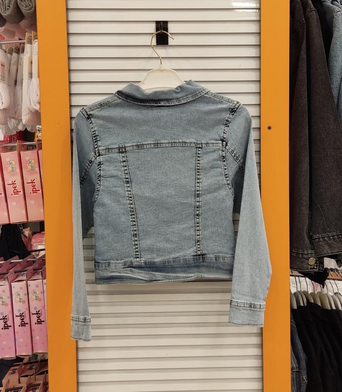 NELLİNO Kids 2502 Kız Çocuk Kısa Kot Ceket