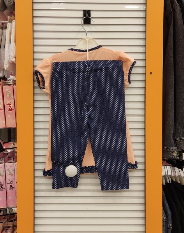 DECO Kids 23276 Uğur Böcekli Kız Çocuk 2li Takım