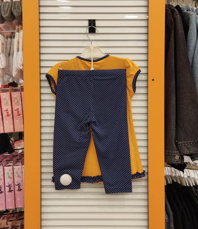 DECO Kids 23276 Uğur Böcekli Kız Çocuk 2li Takım