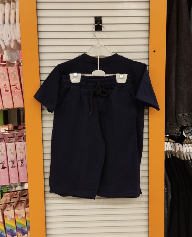 BARKOD Kids 50050 New Erkek Çocuk Penye Kaprili 2li Takım