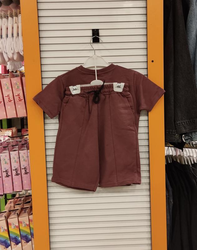 BARKOD Kids 50050 New Erkek Çocuk Penye Kaprili 2li Takım