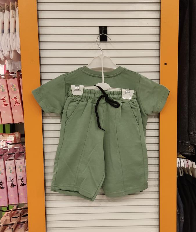 BARKOD Kids 50050 New Erkek Çocuk Penye Kaprili 2li Takım