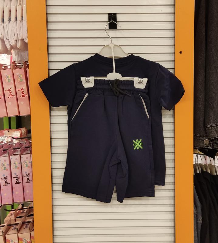 BARKOD Kids 50049 Hola Erkek Çocuk Penye Kaprili 2li Takım