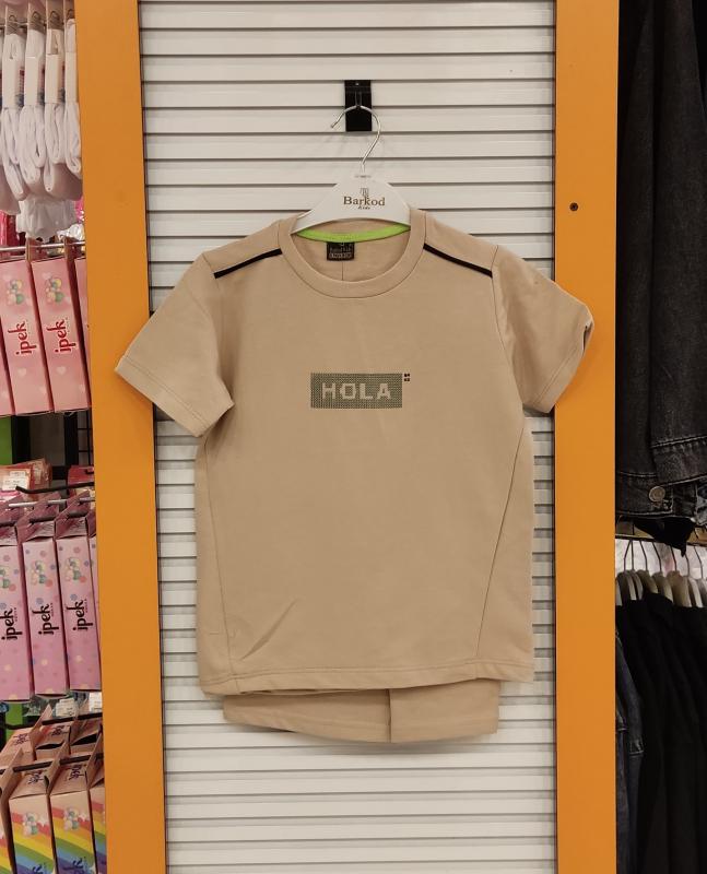 BARKOD Kids 50049 Hola Erkek Çocuk Penye Kaprili 2li Takım